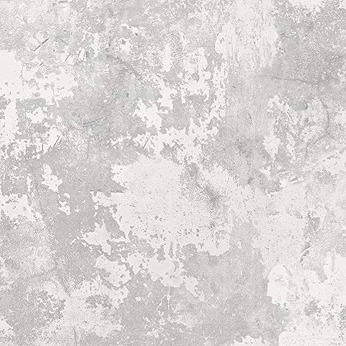 Exposure Rough Concrete Wallpaper Industrial Distressed White Textured Vinyl