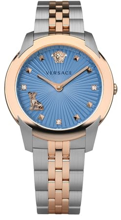 Versace Damen Armbanduhr Audrey 38 mm Armband Edelstahl VELR00919