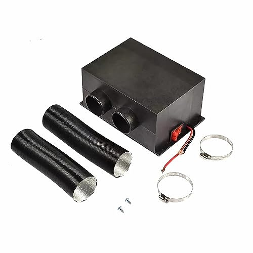 TOTMOX 12V 400W Auto-Heizung Auto-Heizung mit 2 Luftauslässen und 2 metallischen Auto-Entfrostungsschaltern