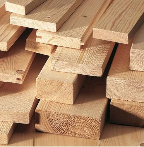 Gartenwelt Riegelsberger Glattkantbretter aus Fichtenholz 18x195 mm Länge 150 cm Fichte natur naturbelassen gehobelt getrocknet Bauholz Nadelholz