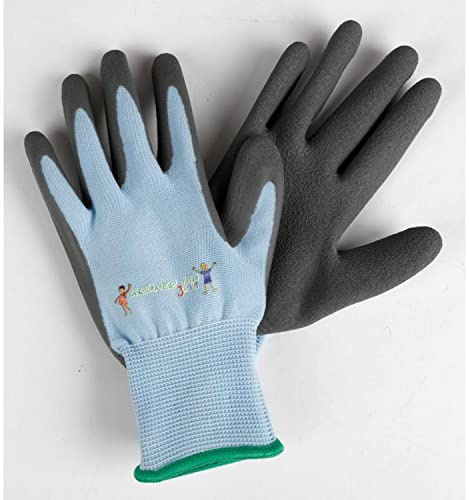 Kinder Gartenhandschuhe 36er Set Arbeitshandschuhe Grün Größe Junior Robust | BURI Grüner Jan, Latexbeschichtung, Nitril, Montage, rutschfest, atmungsaktiv, strapazierfähig, Gartenarbeit, Schutz