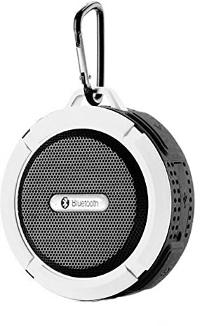 Yuehuamech Bluetooth Shower Speaker C6 HD Stereo Sound Waterproof Mini Wireless Shower Radio Portable Music Sound Box with Detachable Suction Cup for Outdoor Beach Travel Pool