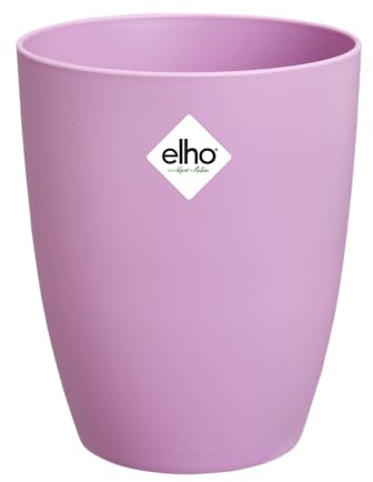 Elho Brussels Orchideé Haut 12.5 - Pot De Fleurs pour Intérieur - Ø 12.5 x H 15.5 cm - Violet/Violet Vif