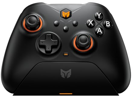 Black Shark Controller per PC, BIGBIG WON Gale Controller Wireless, Puntamento del Movimento, Trigger Hall,APP per PC, Controller di Gioco per Switch/PC/iOS/Android Supporto di Ricarica
