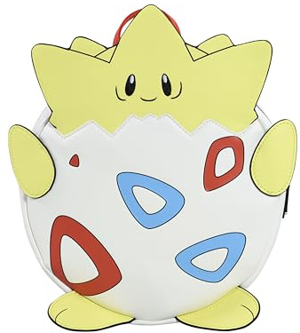 Loungefly Pokemon - Togepi - Mini Backpack - Sacchetto Carino da Collezione - Idea Regalo - Merchandising Ufficiale - per i Ragazzi, Ragazze Uomini e Donne - Anime Fans