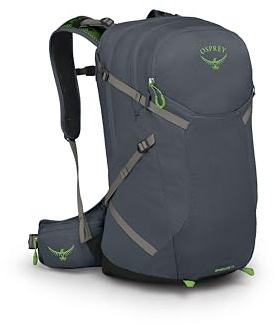 Osprey Sportlite 25L Lightweight Hiking Backpack for Men and Women, Tungsten/Grey Wolf,S/M