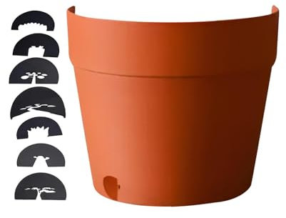 Proyección de luz para macetas | Lámpara LED recargable para macetas | Decoración LED de jardín | Lámpara de maceta novedosa | Maceta iluminada Homenajes únicos para aquellos que aman las plantas