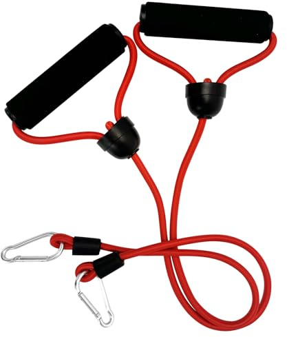 Vibrationsplatte Expanderbänder Widerstandsbänder elastische Bungee-Seile Hilfsbänder Fitnessübungsbänder für Gewichtheben, Krafttraining, Muskelaufbau