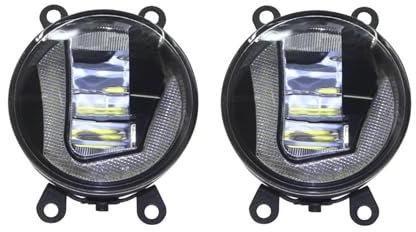Lámpara Antiniebla para Suzuki para Splash Hatchback 2008-2012 2013 2014 2015 Proyector LED Luz Antiniebla+Lámpara Circulación Diurna DRL Blanca 90 Mm 12 V Coche H11 Delantera Faro Coche