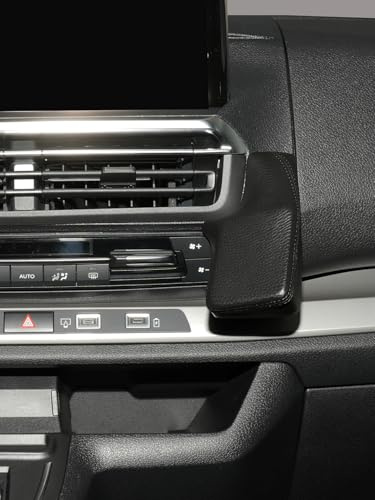 KUDA Soporte de teléfono móvil apto para Citroen Berlingo & Peugeot Partner/Rifter & Fiat Doblo y Opel Combo a partir de 2024 – Consola de teléfono para smartphones, teléfono móvil, navegador y más