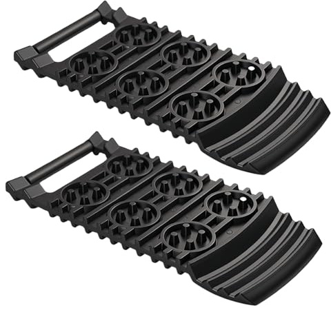 Tablas de tracción de recuperación, alfombrilla de pistas de recuperación, almohadilla de escalera para rescate de vehículos, carreteras fangosas, senderos rocosos, senderismo, camping, expediciones