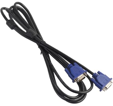 HOMSFOU Cable de Vídeo Vga Vga de Metros Macho Macho Cable Adaptador de Video para Monitor Computadora PC HDTV Proyector y Pantalla con Núcleos de Ferrita