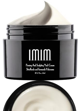 Crema Collo e Décolleté Effetto Lifting | imim Crema Rassodante Corpo Forte | Trattamento Antirughe Intensivo Donna e Uomo | Formula Idratante per Pelle Tesa e Levigata | 50 g