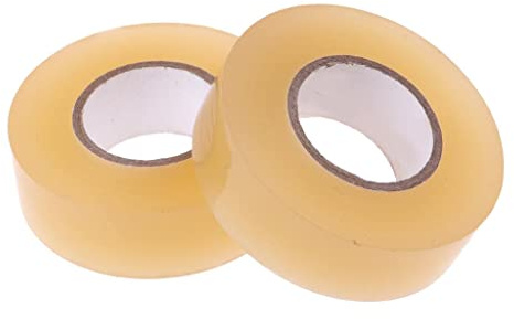 KiBcsLic Confezione da 2 Rotoli di Nastro per Bastoni da Hockey su Ghiaccio, 20 2,4 Cm.