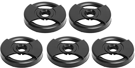 Adaptadores de grabación de 45 RPM, 5 adaptadores de plástico para Tocadiscos, fonógrafo, Accesorios de gramófono Vintage para Tocadiscos
