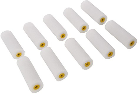 Silverline 398771 Mini-Farbwalzen, 100 mm, 10er-Pckg. Für Glanzlack