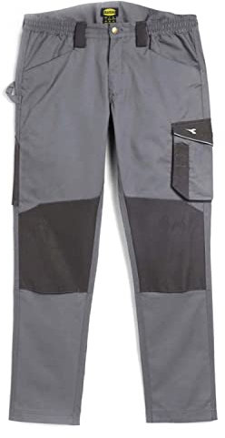 Utility Diadora Pant Rock Performance, Pantaloni Uomo, 75070 - Grigio Acciaio, L