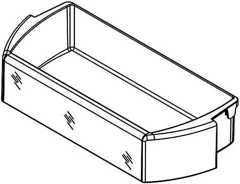 Whirlpool W10527271 Refrigerator Door Bin Genuine Original Equipment Manufacturer (OEM) Part White
