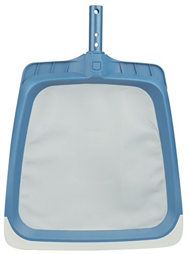 Blue Line Épuisette de Surface avec Raclette Intégrée pour Piscine - Accessoire de Nettoyage Durable et Efficace - Design Ergonomique pour Une Utilisation Facile - Taille Standard - Couleur Bleue