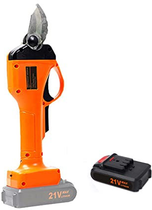 Forbici Per Potatura Elettriche Cesoie A Batteria Troncarami 25 mm Giardinaggio Fai Da Te, 2 Batterie, Caricatore, Valigetta Per Trasporto Strumento Professionale Ulivi Alberi Da Frutta