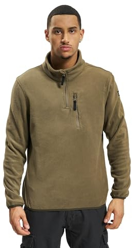 Brandit Fleece Troyer, OLIV, XL