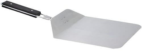 Edco PIZZASCHAUFEL 24x25cm aus Edelstah mit Griff klappbar Pizzaschieber Pizzaheber Pizzawender Pizzaofenschaufel 12, 86875