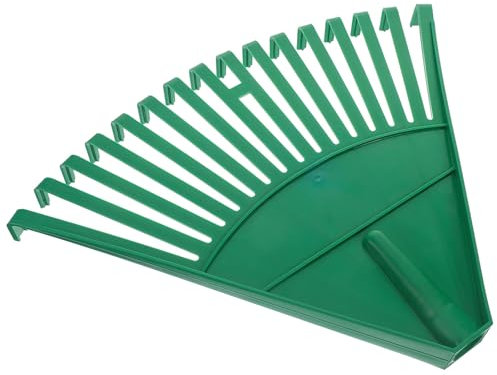 BESPORTBLE Plastic Rake Head, Garden Leaf Rake Head Replacement Garden Leaf Scoop Shrub Plastic ing Tool for Leaves, Lawn, Hay