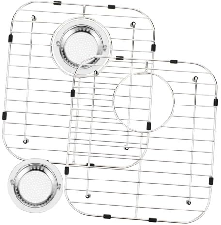 KITANDOVE Stainless Steel Sink Drainer Tray Drying Rack Laundry Washing up Rack for Kitchen
