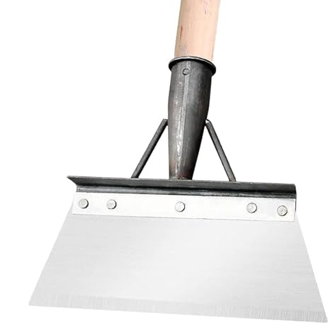 Handschaufel - Ergonomische Gartenschaufel klein scharfes Gartenwerkzeug aus Edelstahl | Perfekt für Glas, Hof, Küche, Beton, Marmor, Garage, Keramikfliesen, Verwendung