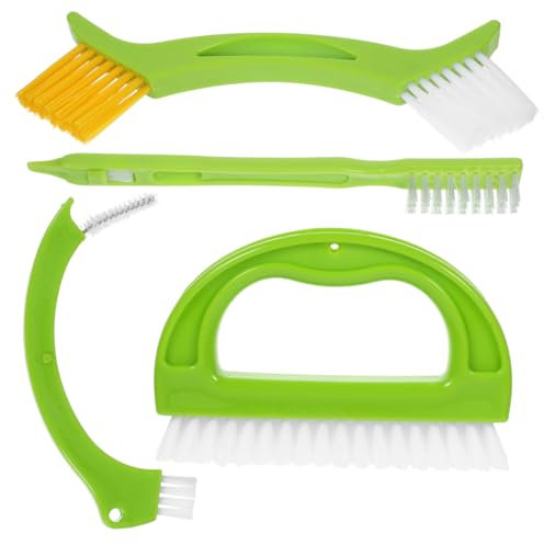 UTHCLO 1set Spazzola per Pulizia Fughe e Scanalature per Casa Spazzola Versatile per Rimuovere Muffa e Sporco Bagno e Cucina Design Resistente e Multiuso
