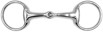 ES0116 Olivenkopftrense Einfach Gebrochen Edelstahl 70mm/18mm, 14.5 cm | Equine Smile Olivenkopfgebiss Gebiss Pferd Pony Maulschonend Reitsport Quetschschutz Trensengebiss Ausbildungsgebiss Dick