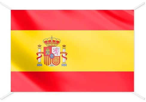 Bandera España - Banderas del Mundo para Interior y Exterior - Banderas de Comunidades, Países - 144x93 cm