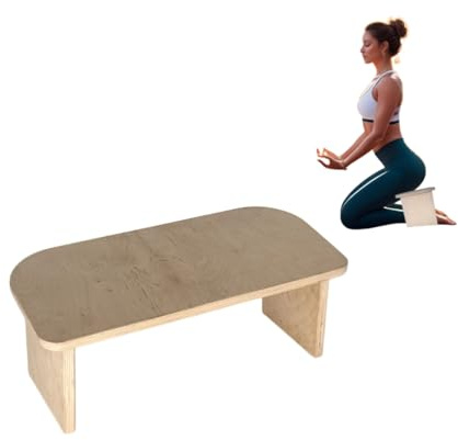 CAWI Panca da meditazione pieghevole – Sgabello ergonomico per meditazione – Sgabello pieghevole per yoga, meditazione e preghiera