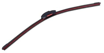 Parabrisas Escobillas Escobillas Limpiaparabrisas Universales para Coche con Gancho En Forma De J De Doble Capa De Goma Suave De Repuesto para Automóviles(24inch (600mm))