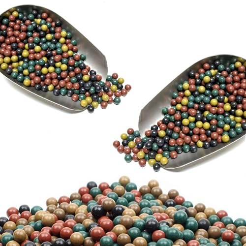 9mm Sfere per Fionda, Palla di Argilla dura, Sfere di Argilla Biodegradabili, Ecologiche Argilla Palline per Allenamento con la Fionda, 900g