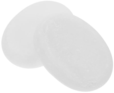 Homoyoyo Hot Stone Massaggi in Marmo Bianco, 2 Pezzi, Superficie Liscia, per Impacchi Caldo-freddo, Spa e Casa, Rilassamento Profondo