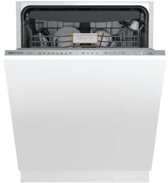 Bauknecht BKKR IAXL2 Spülmaschine vollintegrierbar, Geschirrspüler 60 cm XXL, 14 Maßgedecke, 7 Programme + Sensorprogramm, Doormatic, SlidingDoor-Schlepptür, Besteckschublade, leise 38 dB, Edelstahl