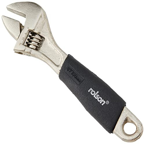 Rolson Tools - Chiave inglese regolabile, 150 mm, con impugnatura in gomma