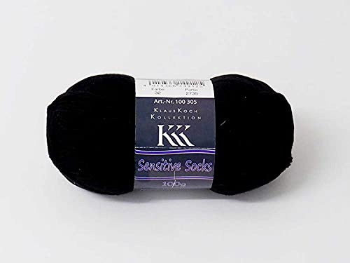 KK-Kollektion Sensitive Socks Uni 32 - Schwarz