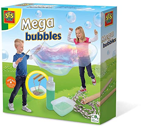 SES 22518 creative 2251 Riesen-Seifenblasen SES Deutschland 02251-Riesenseifenblasen Mega Bubble, bunt, grün