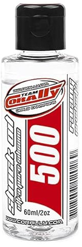 Silikonöl Stoßdämpfer Team Corally, 500 cps, 60 ml, Artikelnummer 81250