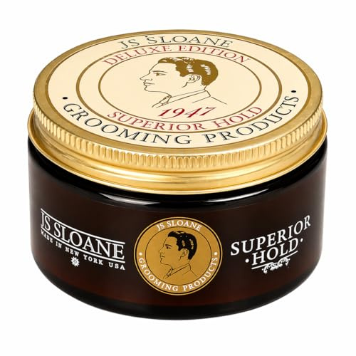 JS Sloane Superior Hold Hair Pomade, 4 oz.