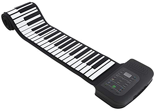 Roll-Up Piano, Silikon 88 Tasten E-Piano-Tastatur Hand Roll Piano Cristmas Geburtstagsgeschenk Geschenk(88 Tasten)