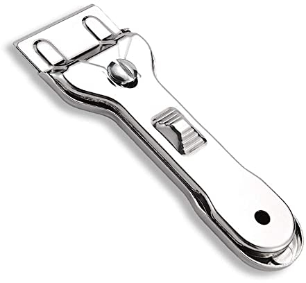 NA NA scratch resistant stainless steel hob scraper for floor, cement, ceramic, tiles, induction hob, surface and glass.