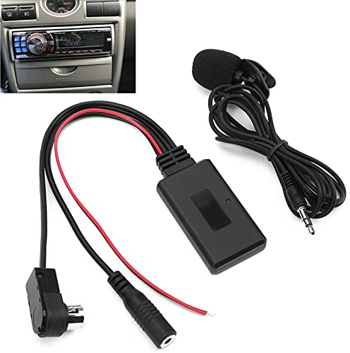 Bluetooth Alpine Cda, Adaptador de Cable AUX Bluetooth 5.0 con Micrófono Manos Libres Apto para Automóvil para Kit Alpino ABS DC12V