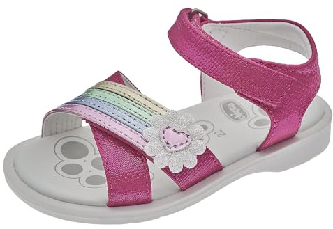 Chicco, Sandali con Doppio Velcro Fucsia, Confortevoli, Leggeri, Flessibili e Traspiranti, Bambine E Ragazze, Designed in Italy