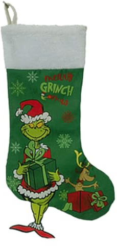 Tuzsocr Große Weihnachtsstrumpf, personalisierbar, hängende Weihnachtsstrumpf, zum Aufhängen, Tasche, Süßigkeitenbeutel, Strümpfe, Strümpfe, gestrickt, DIY, für Baum, Kamin (Stil 2)