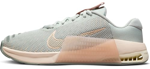 Nike W Metcon 9, Calze Donna, Light Silver Pale Ivory Guava Ice, 37.5 EU