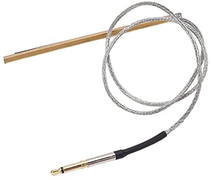 Micro Piézo en Métal, Préamplis de Micro de Guitare Folk, Micros et Caches de pour Guitare Acoustique, Pont, Guitares Classiques Folk, Accessoires d'instruments