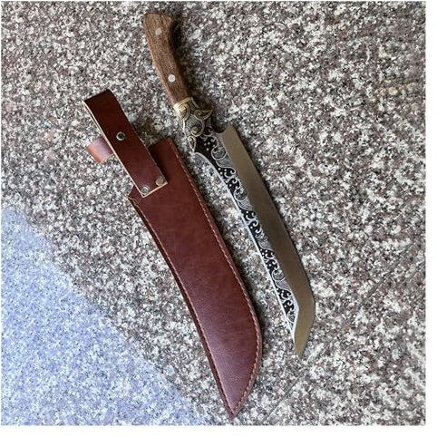 FBITE Cuchillo Sashimi de 9 pulgadas, acero 7Cr17MoV, corte afilado, salmón, Sushi, jamón, fileteado, cuchillo de cocina for pescado, mango de madera